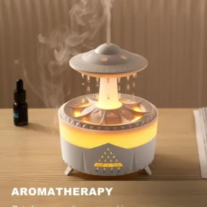 Aierwill ufo Air Humidifier Ultrasonic Aromatherapy Diffusers Mist Maker Fragrance Essential Oil Aroma Difusor Remote control 1