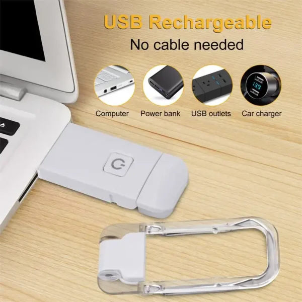 Mini USB Clip Light: Brighten Your Reads, Anywhere, Anytime! 5