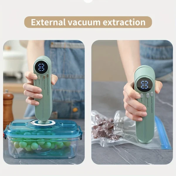 Xiaomi Mijia Portable USB charging multifunctional food vacuum sealer with sealing external suction and inflation functions 5